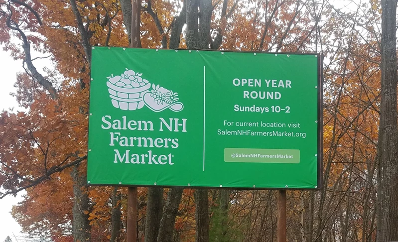 Outdoor Billboard Salem Farmers Market Salem NH